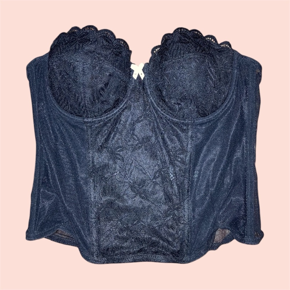 Black Lace Bustier